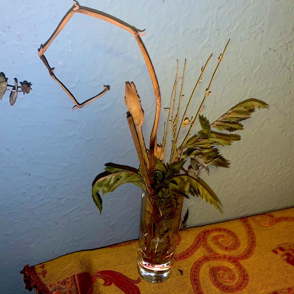 Shot Glass Flower Arrangement